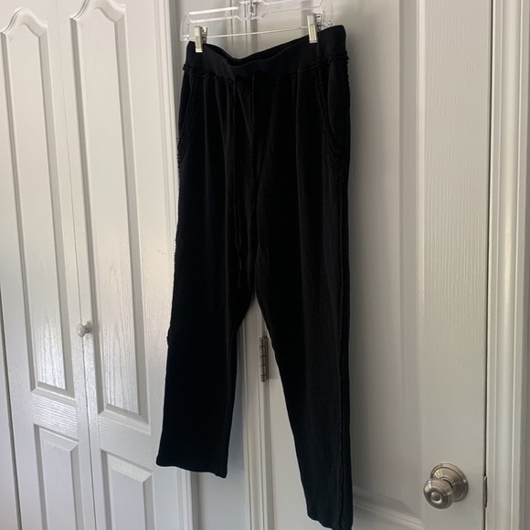 Mododoc Lightweight Pants sweatpants‎ Drawstring Lounge Joggers S Black lace - Picture 6 of 14